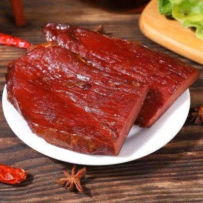 正宗四川特产麻辣风干大块肉牛肉风味大肉块五香干巴肉干厂家批发图4