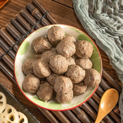 闸坡码头牛筋丸火锅丸子关东煮牛肉丸麻辣烫冷冻商用批发火锅必备图3
