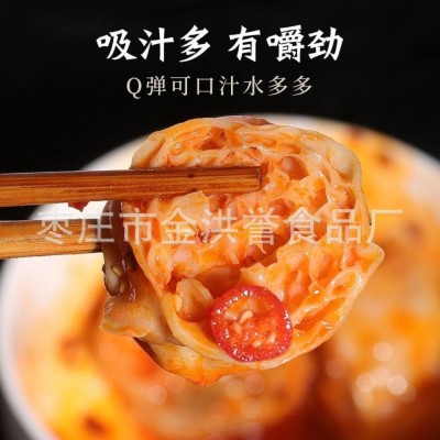 网红吸汁大面藕厂家批发跑江湖食品赶集素肥肠果蔬面藕圈吸汁面藕图3