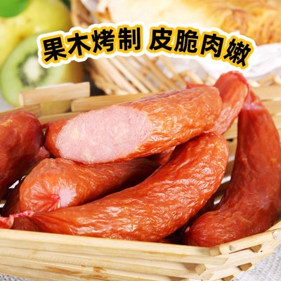 一件代发喜旺脆皮烤肠160g猪肉肠早餐零食五香蒜香香辣休闲食品批图3