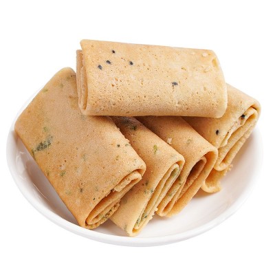 手作凤凰卷蛋卷芝麻海苔味零食糕点饼干曲奇整箱批发图5