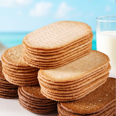 椰香味薄脆酥饼巧克力味小饼干办公室茶点网红休闲零食整箱批发图4