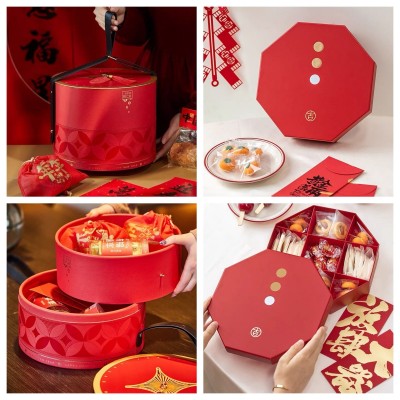 年货 新年糕点礼盒 春节企业福利 曲奇饼干糕点自由搭配礼盒定制图4