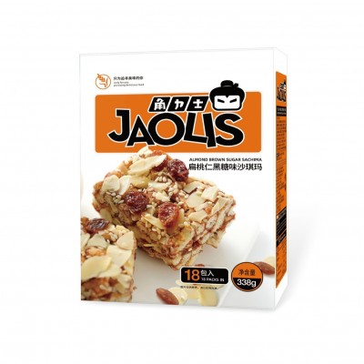 角力士桃仁黑糖味沙琪玛办公室休闲小零食宿舍代餐糕点蔓越莓图5