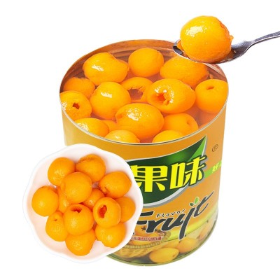 枇杷罐头商用6斤大罐整箱冷饮烤梨水果捞3公斤莆田糖水枇杷罐头大图5