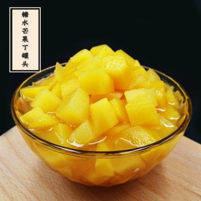 百棠香糖水芒果丁罐头820g*12罐烘焙专用蛋糕披萨装饰整箱商用图3