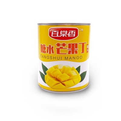 百棠香糖水芒果丁罐头820g*12罐烘焙专用蛋糕披萨装饰整箱商用图5