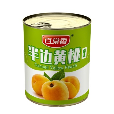 百棠香820g糖水半边黄桃罐头新鲜水果烘焙专用蛋糕装饰整箱商用图5