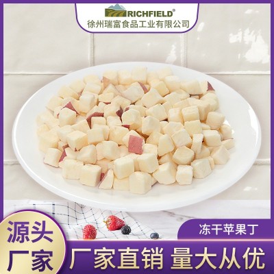 FD冻干脱水苹果丁果蔬丁非风干油炸即食零食散装批发健康零食图2