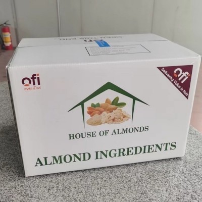 金山/蓝钻/奥兰杏仁片11.34KG 薄切片扁挑仁巴旦木片烘焙图2