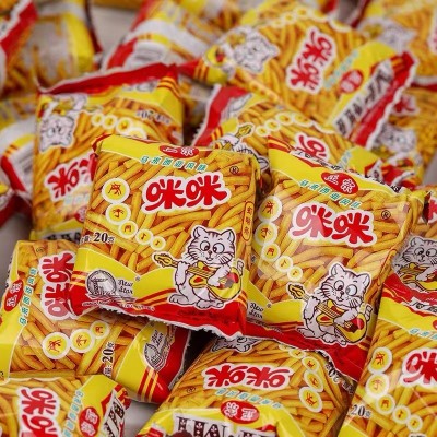 正宗咪咪虾条童年经典8090怀旧休闲小吃网红膨化办公室寝室小零食图3