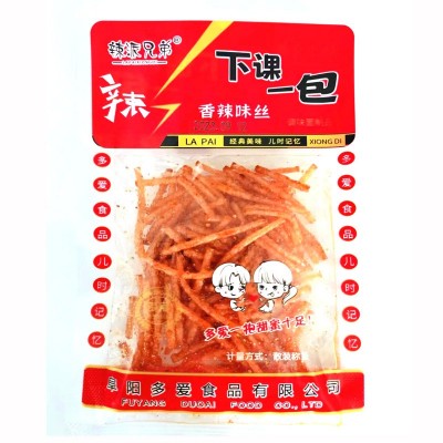 网红辣条香辣味辣丝老式8090后儿时怀旧袋装休闲小吃解馋面筋零食图3