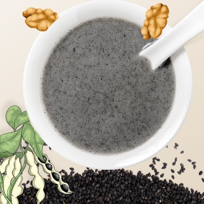 「非遗传承人代言」黑八珍核桃黑芝麻糊中老年代餐粉高钙图4