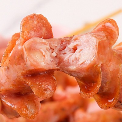 切花肉肠摆摊夜市小吃香肠开花肠烤肠长沙大香肠烧烤半成品火腿肠图2