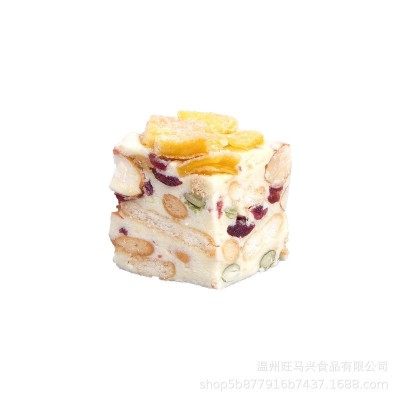 【厂家直发】榴莲蔓越草莓雪花酥手工奶芙甜品牛轧糖糕点休闲网红图4