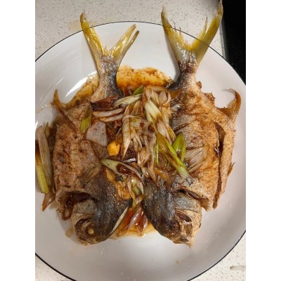 深海新鲜活冻金鲳鱼（去鳃去内脏）海鲜水产批发无冰独立包装图4