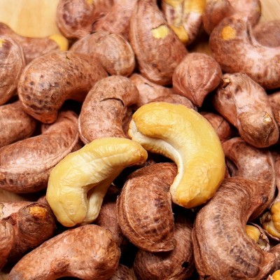 代发带皮腰果盐焗紫皮腰果原味坚果新货广西特产干果零食紫皮腰果