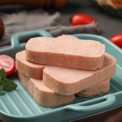 中粮梅林午餐肉罐头198g批发火锅火腿肠熟食即食猪肉罐装图2