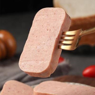 中粮梅林午餐肉罐头198g批发火锅火腿肠熟食即食猪肉罐装图5