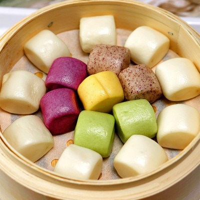 五谷计划鲜牛奶彩蔬面点拇指馒头儿童早餐速冻半成品加热即食图3