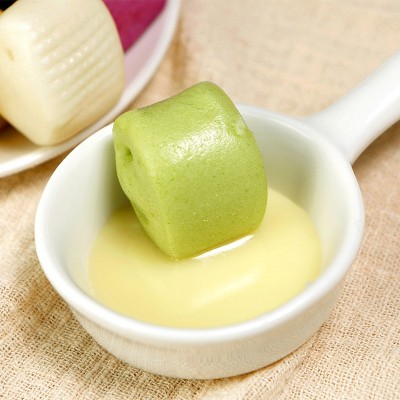 五谷计划鲜牛奶彩蔬面点拇指馒头儿童早餐速冻半成品加热即食图2