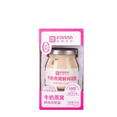 滋养有范牛奶燕窝鲜炖即食花胶150g35%花胶冻燕麦过年年货批发图5