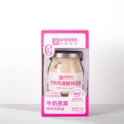 滋养有范牛奶燕窝鲜炖即食花胶150g35%花胶冻燕麦过年年货批发图4