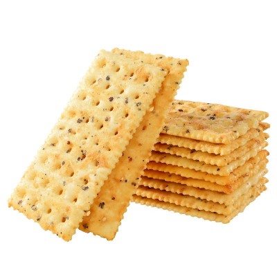 鸿祺黑松露火腿苏打饼干奇亚籽三色藜麦代餐零食厂家货源一件代发图5