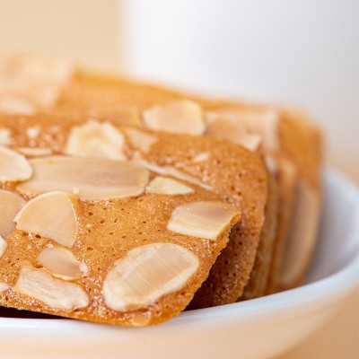 Wanttone扁桃仁椰子坚果脆片酥脆瓦片坚果薄脆饼干零食 135g 21片图2