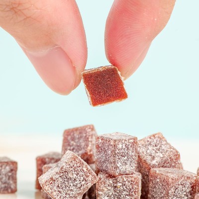 酸奶山楂果丁10kg山楂丁开胃零食酸甜山楂丁儿童零食原整箱批发图2