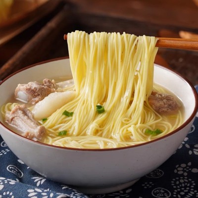 广东竹升面正宗手工面鲜蛋面云吞拉面非油炸立包装早餐面工厂批发图2