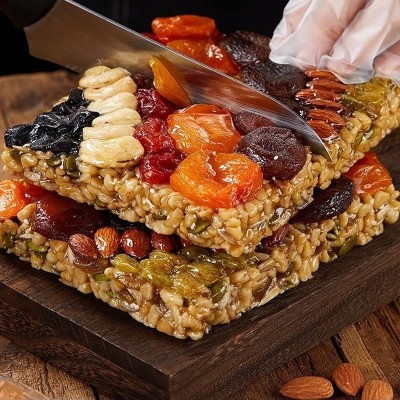 手工八宝切糕新疆风味特产500G切糕营养坚果传统糕点零食休闲小吃图2