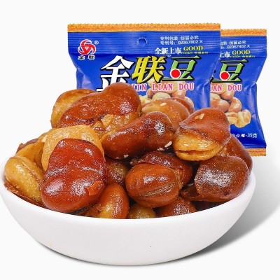 金联豆蚕豆35g 香辣牛肉味香酥咸香炒豆坚果炒货儿时怀旧零食图4