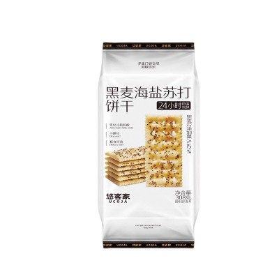 悠客家黑松露火腿苏打饼干海盐独立小包装办公苏零食批发袋装代发图5