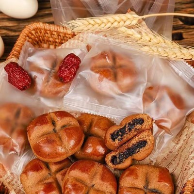 现货代发黄芪党参枣沙饼传统手工制作香甜软糯枣香浓郁休闲零食糕图2