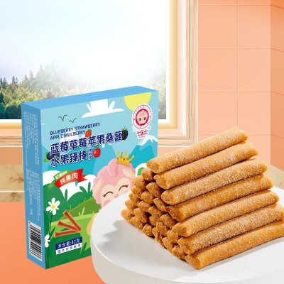 新美香水果肉棒草莓蓝莓香蕉蔓越莓水果棒混合口味组合装儿童零食图2