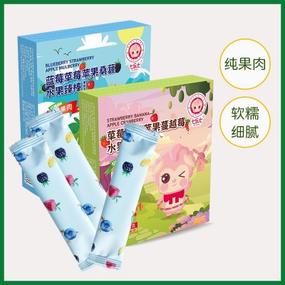 新美香水果肉棒草莓蓝莓香蕉蔓越莓水果棒混合口味组合装儿童零食图5