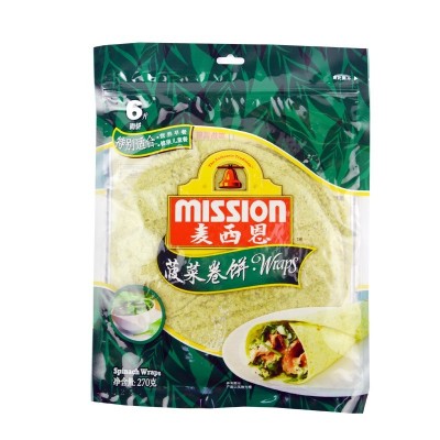 麦西恩卷饼墨西哥风味面饼270g菠菜卷饼皮6片装早餐面饼8英寸图5