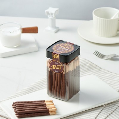 亨裕必珍涂层棒巧克力味商用装饰饼干超市进货网红零食整箱图4