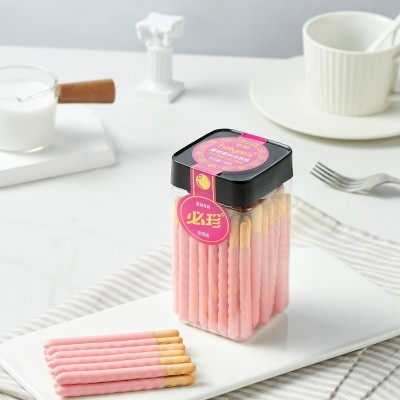 亨裕必珍涂层棒巧克力味商用装饰饼干超市进货网红零食整箱图3