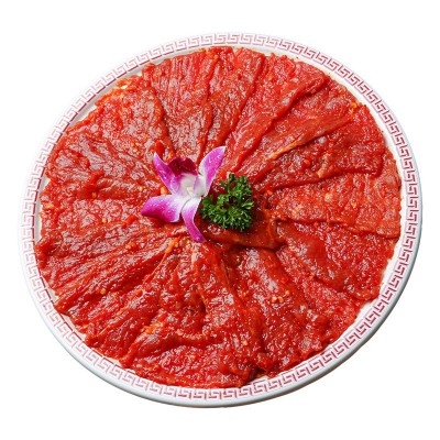 麻辣牛肉片火锅食材川味涮火锅150克工厂冷冻麻辣烫商用批 发包邮图5