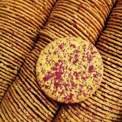 一件代发蛋黄味紫薯薄脆饼干儿童散装整箱早餐代餐饼干办公室零食图3