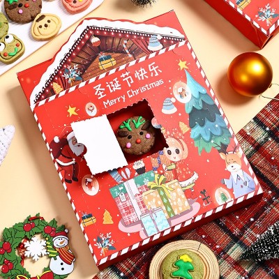 创意儿童圣诞饼干趣味盲盒摆摊小礼物圣诞节礼盒礼品曲奇饼干零食图2