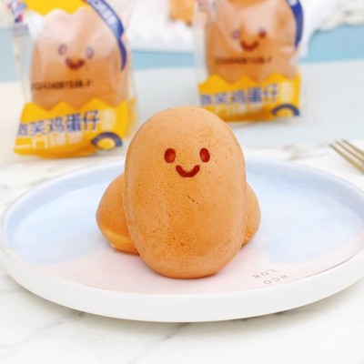 诺贝达微笑鸡蛋仔夹心蛋糕整箱批发营养早餐代餐休闲零食鸡蛋仔图3