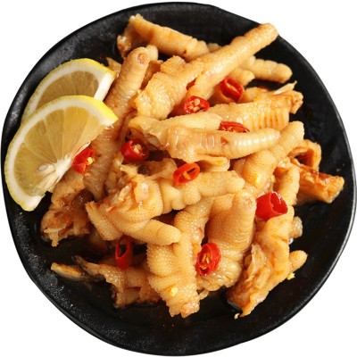 工厂定制柠檬250克商用鸡爪批发饭店餐饮实体店酸辣厨房无骨鸡爪图5