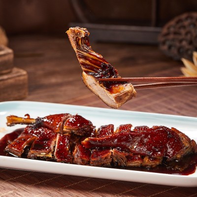 三珍斋江南卤鸭300g熟食卤味真空即食预制菜中华老字号酱卤制品图4