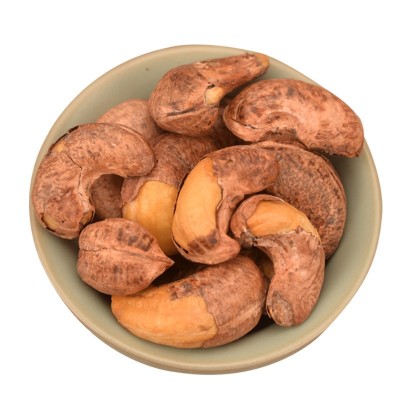 新货越南虎皮腰果仁250g罐装原味烘培大颗粒带皮盐焗腰果坚果零食图5