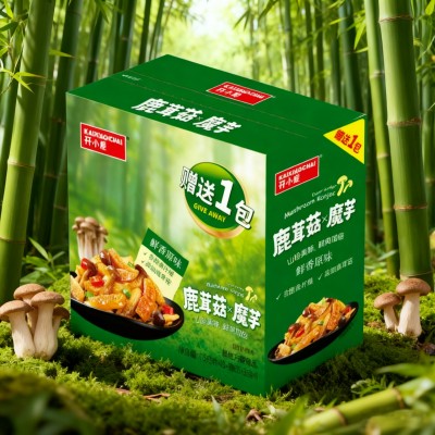 开小差鹿茸菇/魔芋辣条香辣开袋即食小零食追剧下饭菜家用商用图5