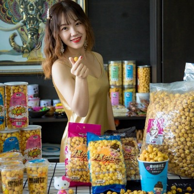 美式焦糖爆米花大桶装130g电影院KTV膨化休闲零食玉米花一件代发图2