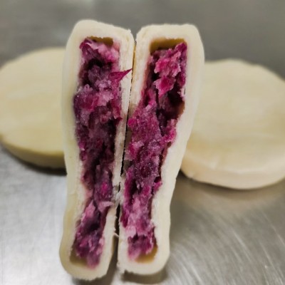 云南特产速冻鲜花饼 鲜花饼半成品烘焙糕点原料50g*240个/件图2